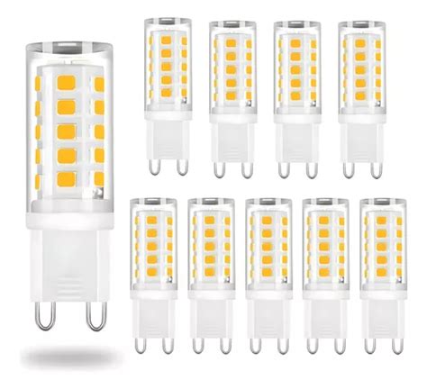 Kit 10 Lâmpadas De Led Halopim G9 3w Para Arandela E Lustres Frete grátis