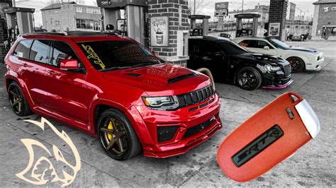 Widebody Trackhawk Cuts Up With Hellcat Red Eye Chicago Mopar