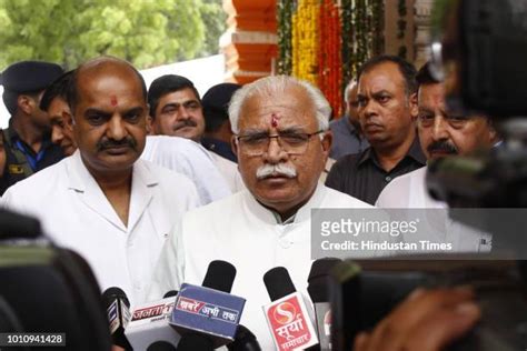 Haryana Chief Minister Manohar Lal Khattar At Sheetla Mata Mandir