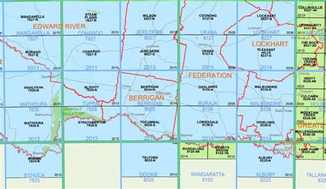 Tocumwal 1-50,000 NSW Topographic Map - Maps, Books & Travel Guides