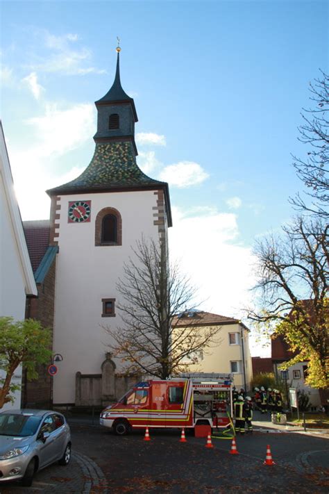 Brand In Der Kirche Einsatzbericht Korb Ev Kirche