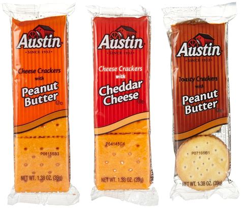 Austin Sandwich Crackers Variety Pack 138 Oz