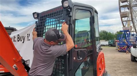 Kubota Excavator Glass Guard Youtube