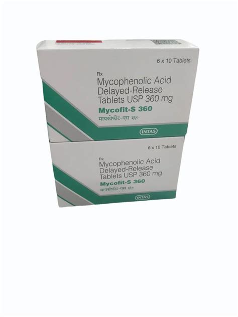 Mycofit S Mg Tablet At Rs Stripe Immunosuppressant Drugs In