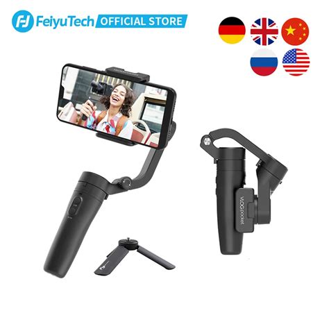 Review FeiyuTech Official VLOG Pocket 3 Axis Handheld Gimbal Smartpho