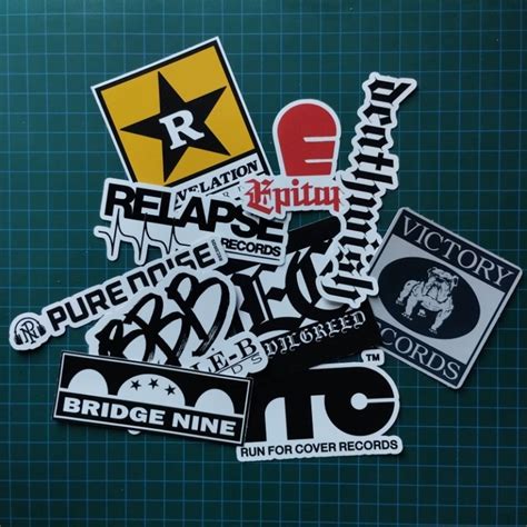 Jual Sticker Satuan Band Records Label Bootleg Shopee Indonesia