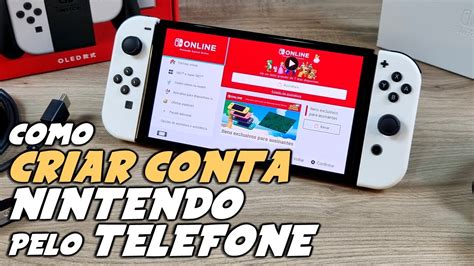 Como Criar Conta Nintendo Pelo Telefone Youtube