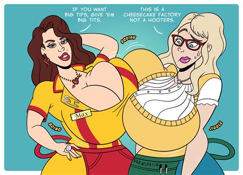 Rule 34 2 Broke Girls 2girls Bernadette Rostenkowski Wolowitz Big