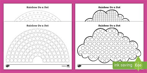 Rainbow Do A Dot Activity L Enseignant A Fait Twinkl