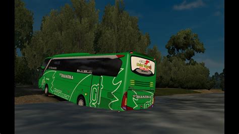 New Shantika Blusukan Ke Jalur Kampung Ets2 Bus Mod Indonesia YouTube