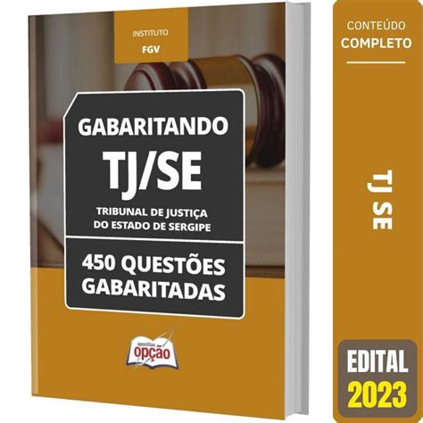 Apostila Caderno De es Tj Se Questões Gabaritadas Apostilas Opção