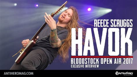 Interview Reece Scruggs Of Havok At Bloodstock Open Air 2017