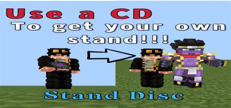 Jojo S Bizarre Adventure Stand Disc Minecraft Addon