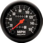 Chevy Parts Instrument Gauges Auto Meter Z Series Mph