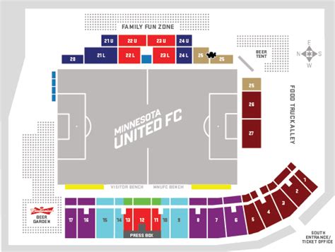 Allianz Field Seating Chart