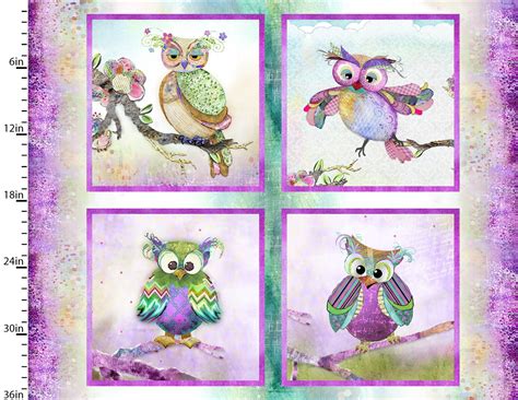 Boho Owls By Connie Haley Owl Quilt Owl Fabric Quilting Studio