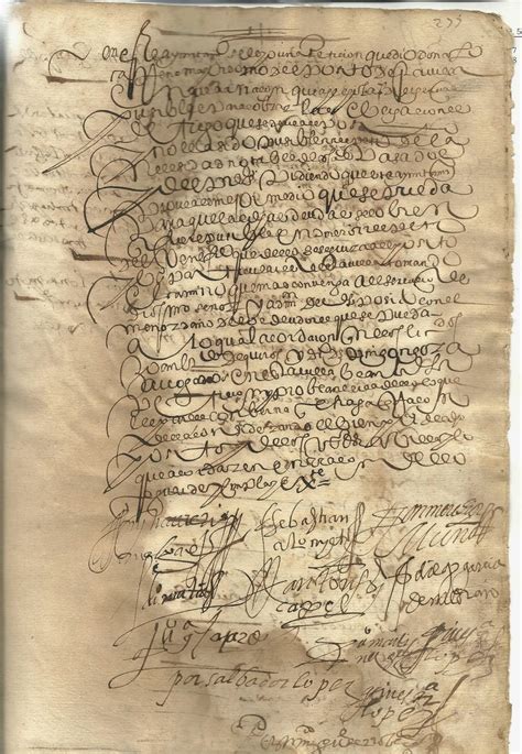 Cehegin Espacio Cultural Fragmento de una acta capitular del año 1607