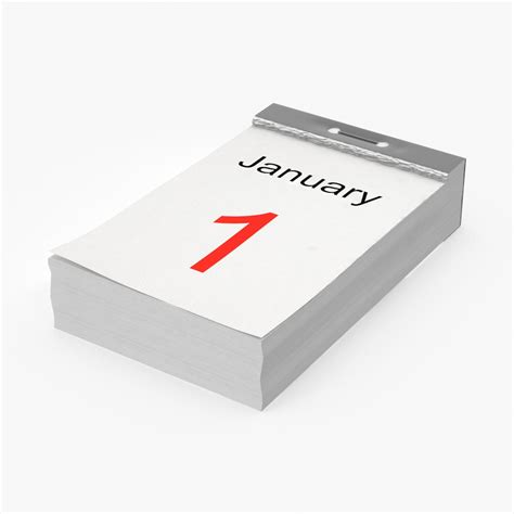 Calendar 3D Models download - Free3D