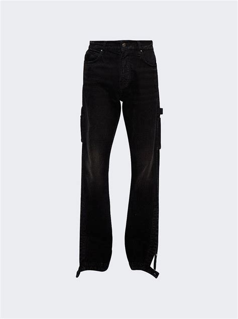 Amiri Stack Workman Jean In Black For Men Lyst