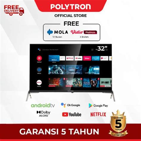 Jual POLYTRON PLD 32AG5959 LED TV 32 Inch HD Ready Android TV Shopee