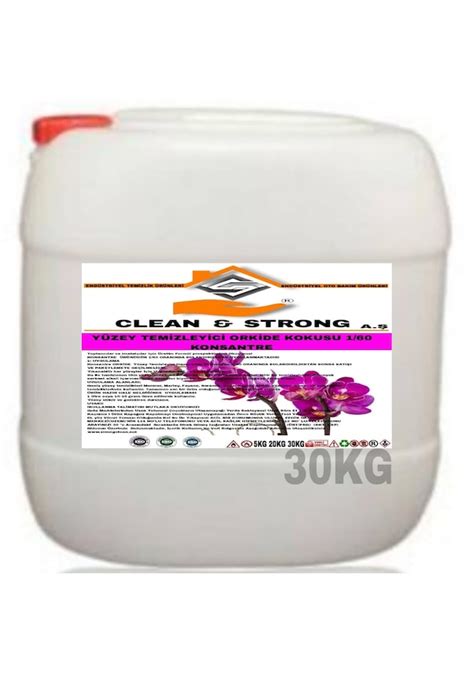 Clean Strongy Zey Temizleyici Konsantre Orkide Kokusu Kg