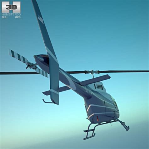 Bell 206 3d Model Download Helicopter On