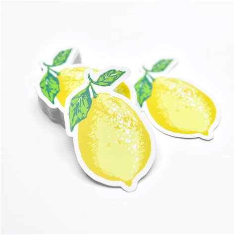 Lemon Car Stickers - Etsy