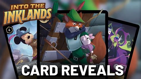 Disney Lorcana Tcg News Into The Inklands New Card Reveals