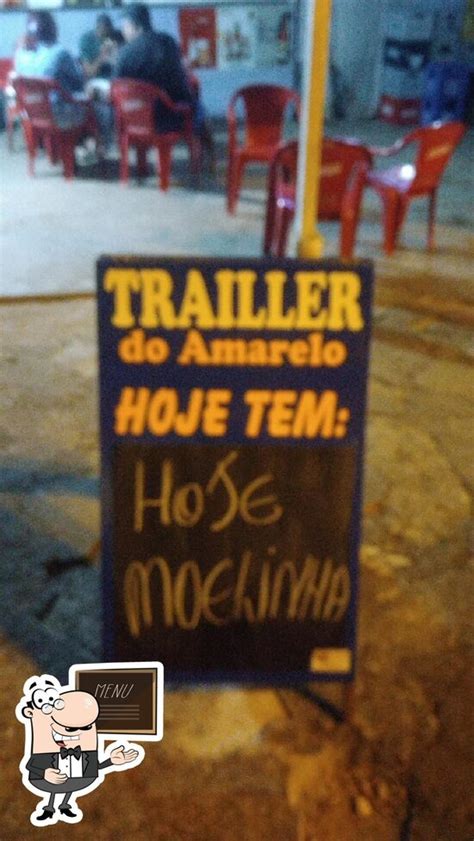 Menu Em Trailer Do Amarelo Pub Bar Carangola