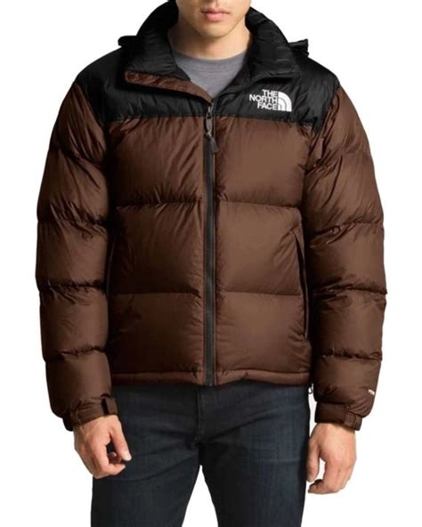 Brown North Face Puffer Jacket Celebrity Jacket