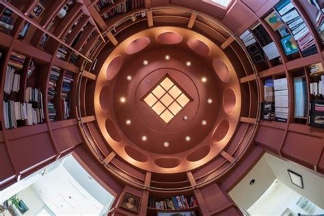 Peep The Circular Library In This Manchester Home