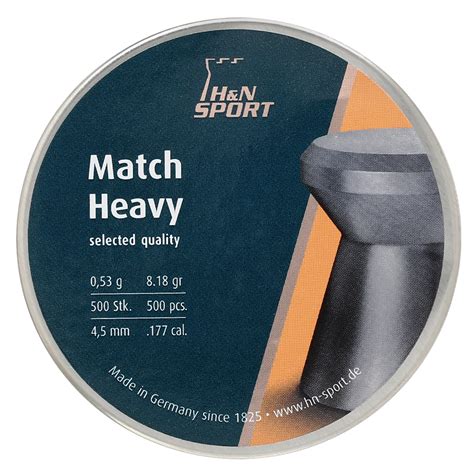 H N Flachkopf Diabolos Match Heavy 4 5mm 500 Stück kaufen