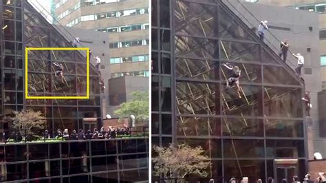 Man Climbing Trump Tower In New York City With Suction Cups Captured