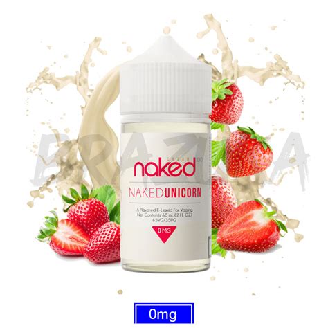 Juice Naked Unicorn Morango 60ml Original Elitebraza