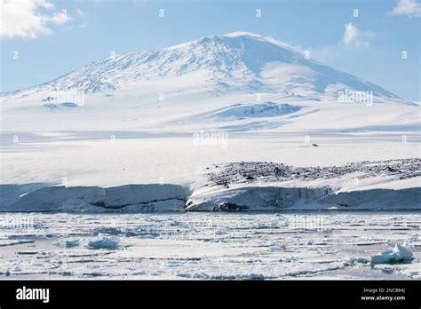 Antarctica Ross Island Ross Sea View Of Mount Erebus Classic Active