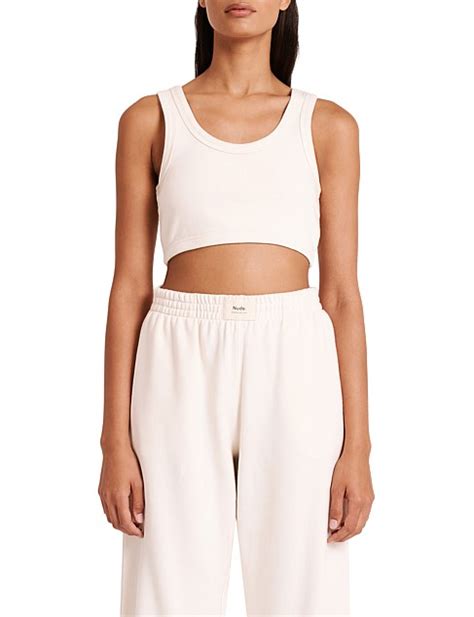 Nude Lucy Lounge Fleece Crop David Jones