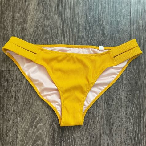 Shade Shore Swim Shade Shore Yellow Bikini Bottoms Poshmark