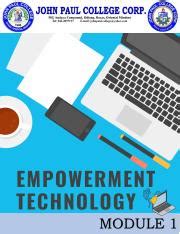 Empowerment Technology Module Pdf Empowerment Technologies