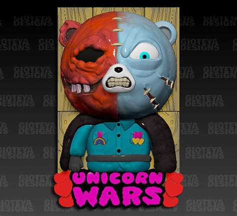 Unicorn Wars Teniente Azulin Unmasked 3D model | CGTrader