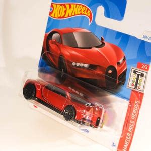 Hot Wheels Bugatti Chiron Heróis Do Quarto De Milha Etsy