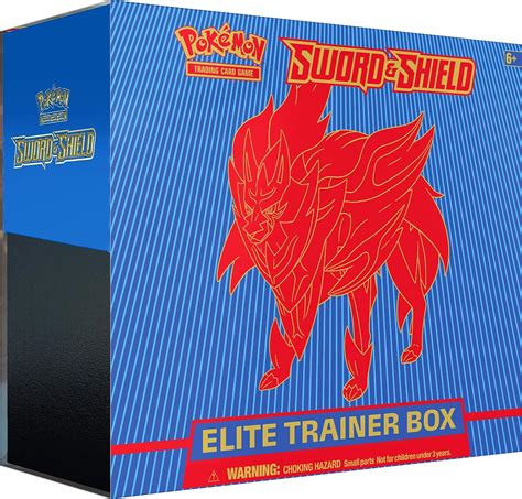 Pokemon TCG Caja De Entrenador Elite Espada Y Escudo Zamazenta