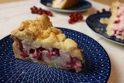 Streusel Käsekuchen mit Johannisbeeren Kleine Backkiste