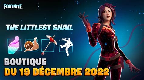 BOUTIQUE FORTNITE DU 19 DÉCEMBRE 2022 ITEM SHOP DECEMBER 19 2022