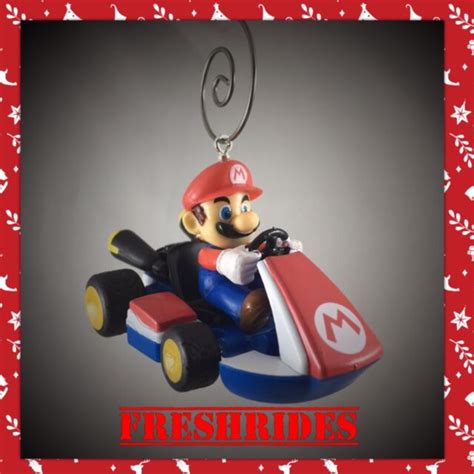 Custom Nintendo Mario Kart Bros Race Car Video Game Figure Christmas