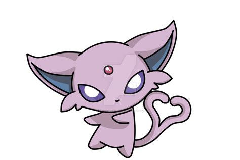 Chibi Espeon By Prinnycreed On Deviantart