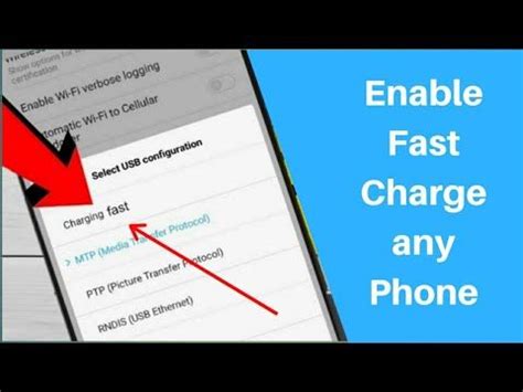 Enable Hidden Fast Charge Option In Phone How To Enable Fast