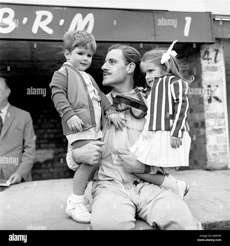 Graham Hill and Family - Silverstone Stock Photo - Alamy