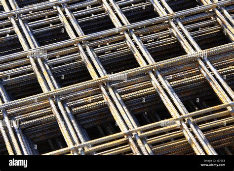 Reinforcing Steel Welded Steel Mesh Stock Photo Alamy