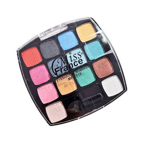 Paleta Maquiagem Cores Eyeshadow Sombra Miss France Shopee Brasil