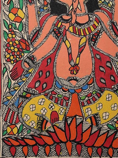 Madhubani Ganesha Handmade Paper By Ajay Kumar Jha Exotic India Art